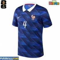 Frankreich Dayot Upamecano #4 Heimtrikot WM 2026 Kurzarm